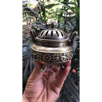 lư xông trầm đồng - đỉnh đồng xông trầm