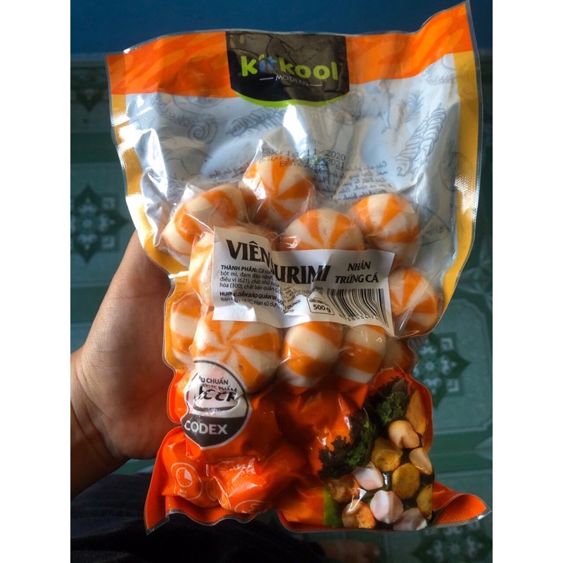 Viên Bánh Bao Trứng Cá Nhím túi 500g