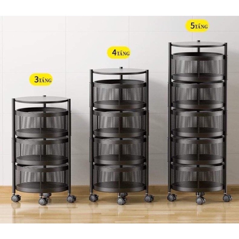 Sale !!! Kệ tròn,kệ vuông xoay để rau củ,quả,bánh kẹo,trái cây 3 -5 tầng (SP002223 ) shop phúc yến