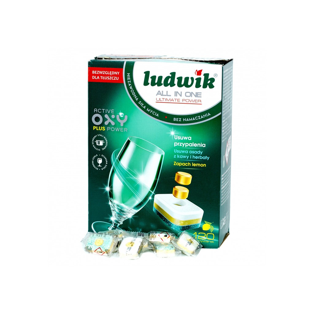 Viên rửa bát Ludwik Ultimate Power hộp 120 viên - Chính hãng