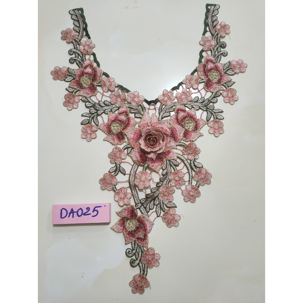 cổ thêu kết áo xinh xắn