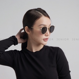 | JENIOR | Kính Mát Round Retro - Kính Mát Gọng Kim Loại, Form Tròn, Unisex