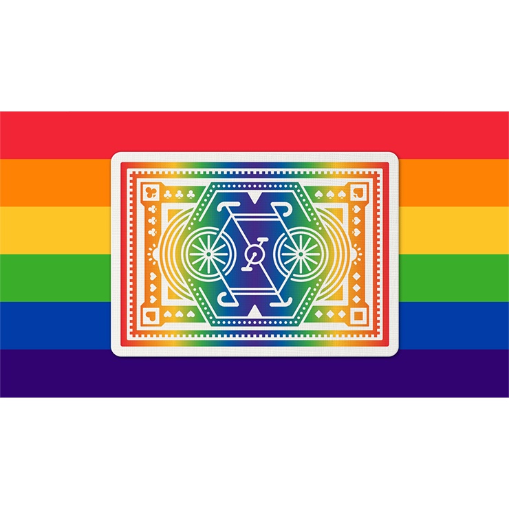 Bộ bài tây DKNG Rainbow Wheels (Set 6 bộ) Playing Cards by Art of Play - Bài Mỹ - Bài Chính Hãng