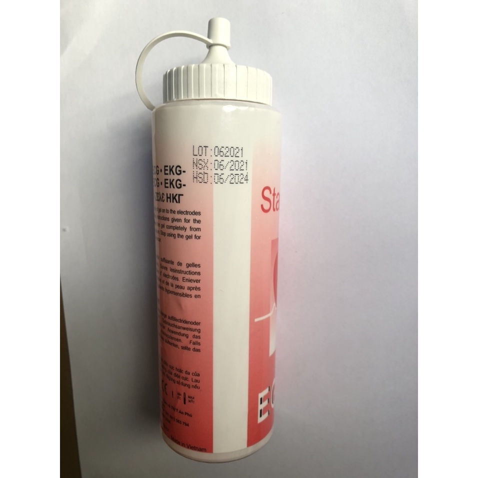 Combo 2 chai gel lạnh triệt lông, gel siêu âm, gel điện tim chai 250ml