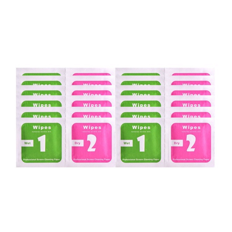 Giấy Lau 1 2 Cho Kính Cường Lực iphone 5/5s/6/6s/7/7plus/8/8plus - 3x