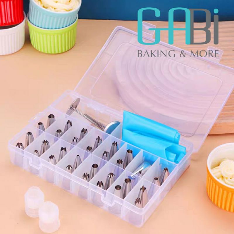 Set dụng cụ 33 món trang trí bánh (24 đui)