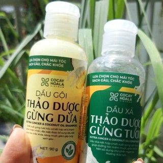 Combo gội - xả gừng dừa hữu cơ