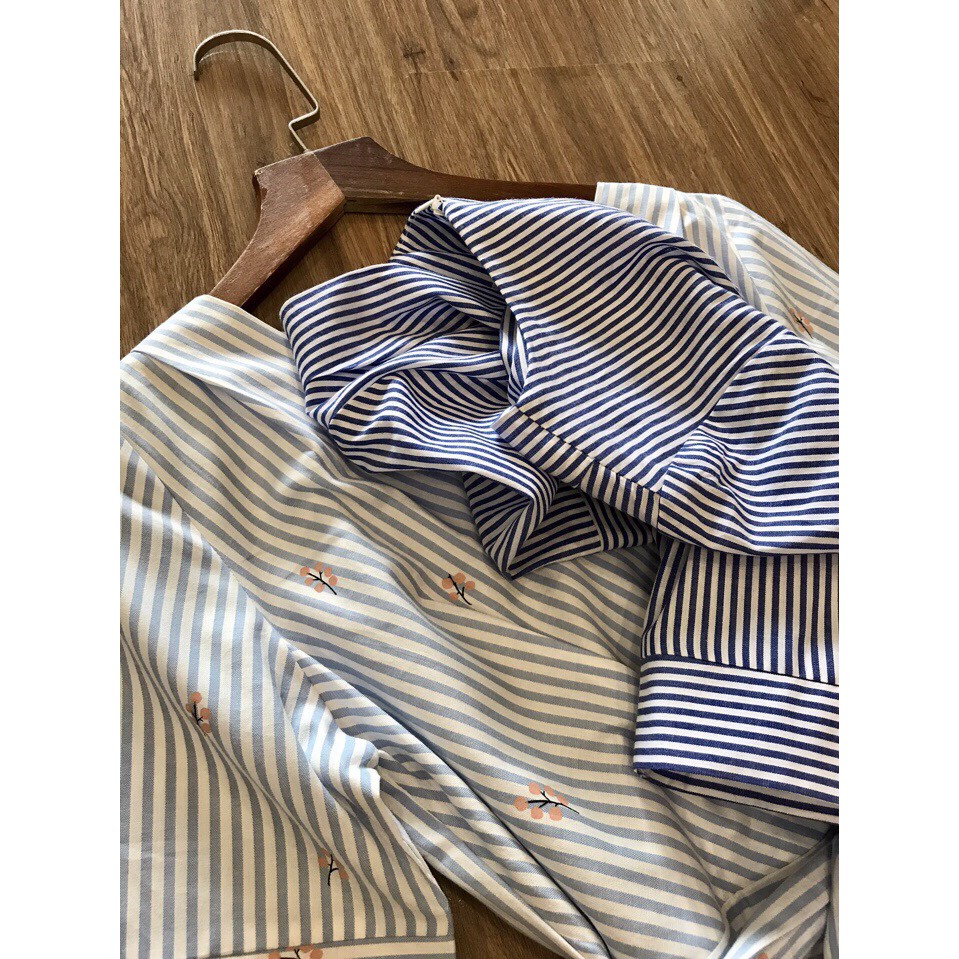 Đầm kẻ sọc Topshop Striped Midi Dress with Belt