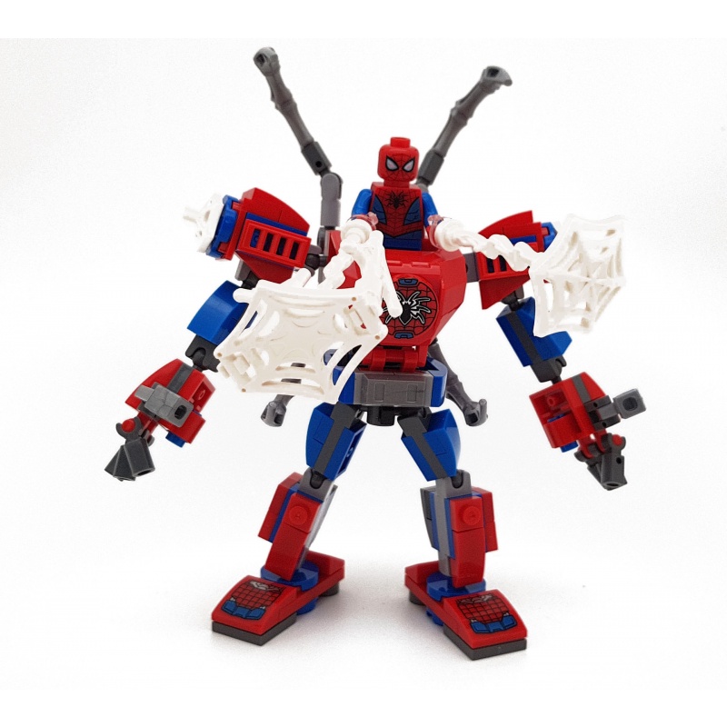 Bộ đồ chơi lắp ráp nhân vật siêu anh hùng Avengers Spider-Man Captain America