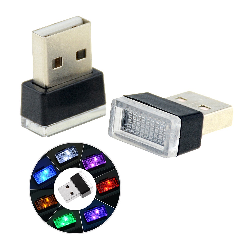 Đèn LED USB Không Dây Trang Trí Nội Thất Xe Hơi