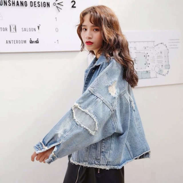 Áo khoác jeans ulzzang