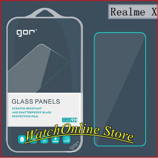 Bộ 2 kính Cường Lực gor Realme X Realme 5 pro Realme Q XT X2 Realme 3 pro Realme X2 pro Q2 Q2 pro Q2 Q2.pro GT Realme 8