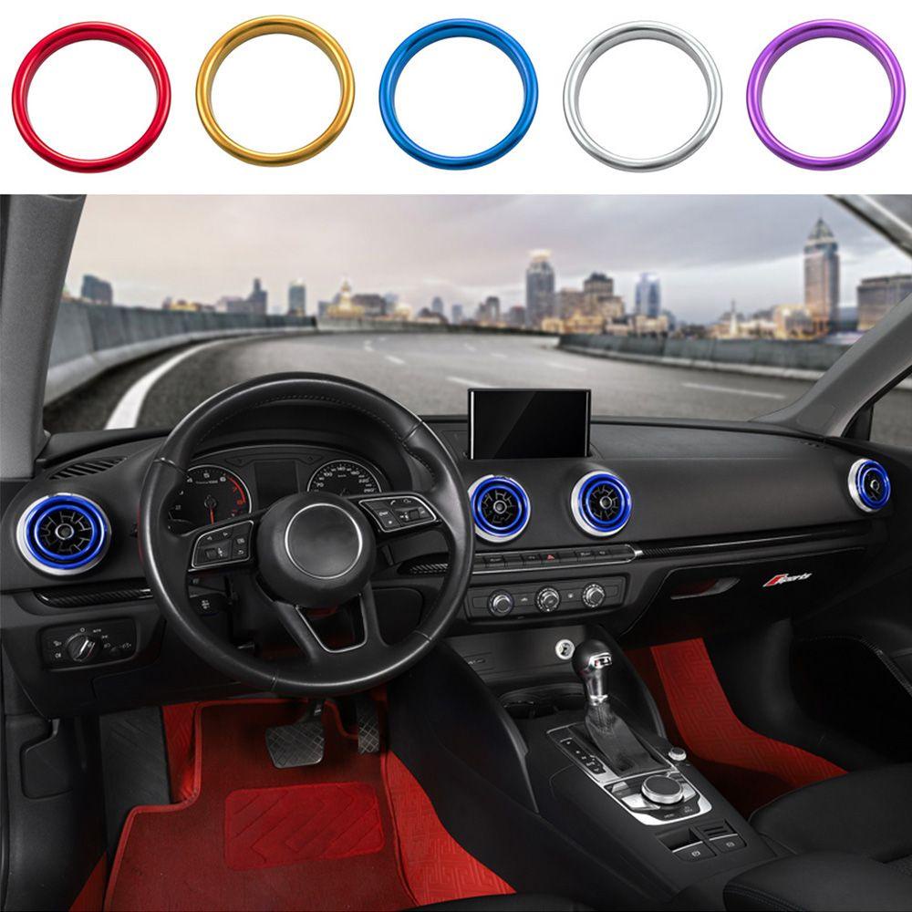 MAG Set 4 Vòng Trang Trí Lỗ Thông Gió Xe Hơi Audi A3 8V 2013-2017