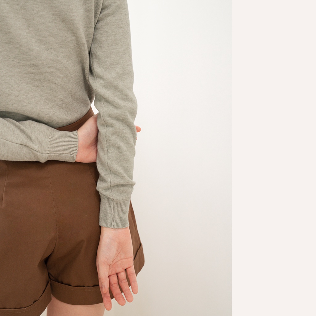 BLEUBIRD Áo len dệt kim dài tay BASIC SWEATER | BigBuy360 - bigbuy360.vn