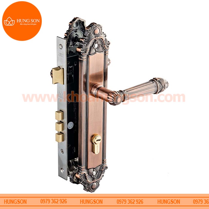 KHÓA TAY NẮM CỬA ĐI HỢP KIM HUY HOÀNG EX 8526