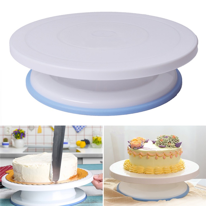 Set 6 bàn xoay nhựa dùng làm bánh kem tiện dụng