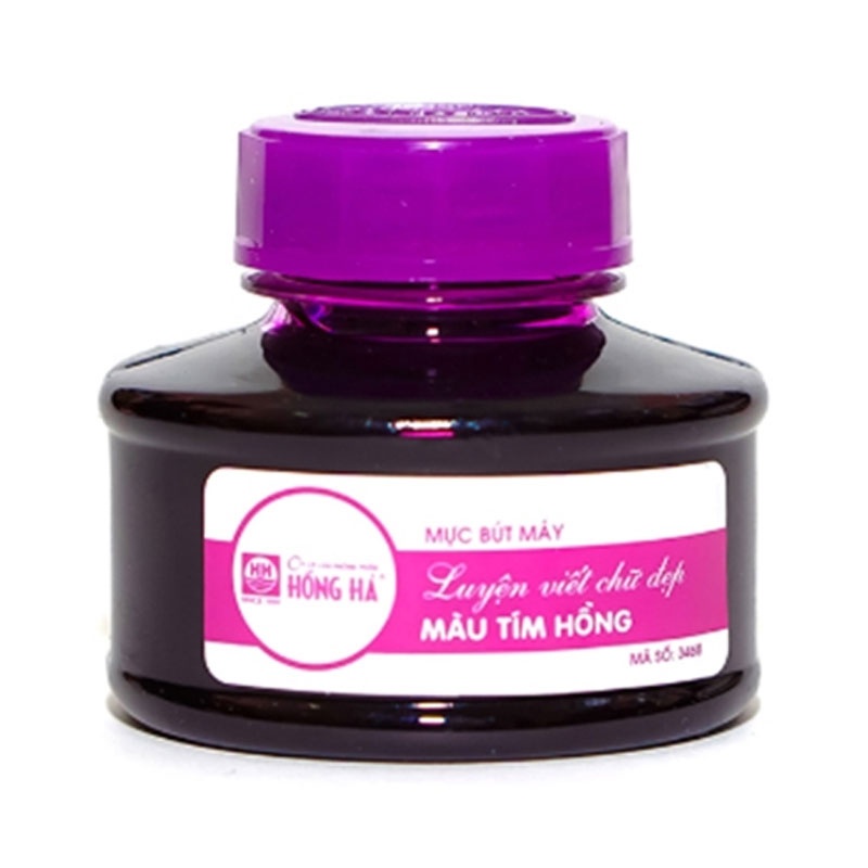 Mực Bút Máy Hồng Hà 3468 - Màu Tím Hồng