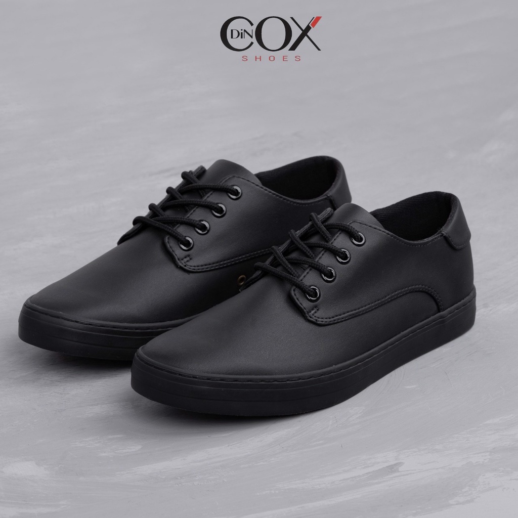 Giày Da Sneaker Nam Chính Hãng DINCOX E11 BLACK Phong Cách Tây Lịch Lãm