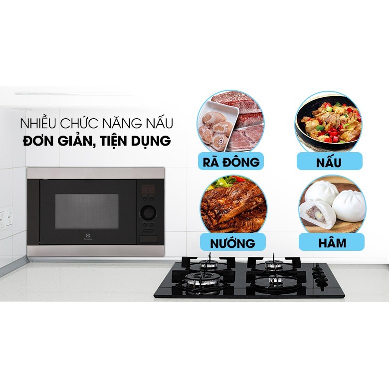 Lò vi sóng âm Electrolux EMS2540X 25 lít (Miễn phí giao tại HCM-ngoài tỉnh liên hệ shop)