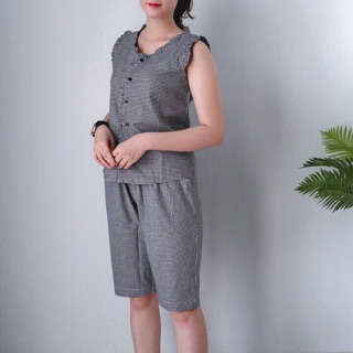 Đồ bộ mặc nhà vải kate lửng. Size 45kg đến 65kg