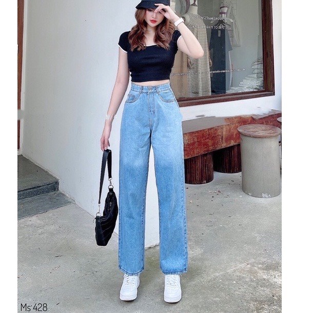 Quần Jean Nữ Ống Rộng Tiqi Nhiều Mẫu