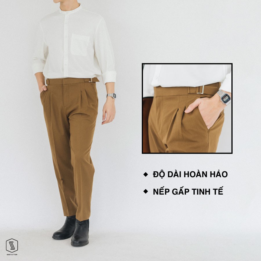 [Mã SSSTXUX3 hoàn 8% xu] Quần âu vải Nam có khoá điều chỉnh vòng bụng SSSTUTTER Vải cao cấp co giãn siêu nhẹ Shift Pants