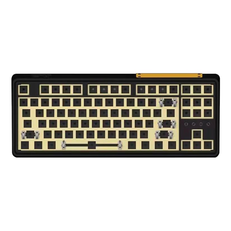 Kit bàn phím cơ FL-Esports CMK87 Polar Night Black / Ice Mint LED RGB 1 MODE  - Hàng chính hãng BH 12 THÁNG