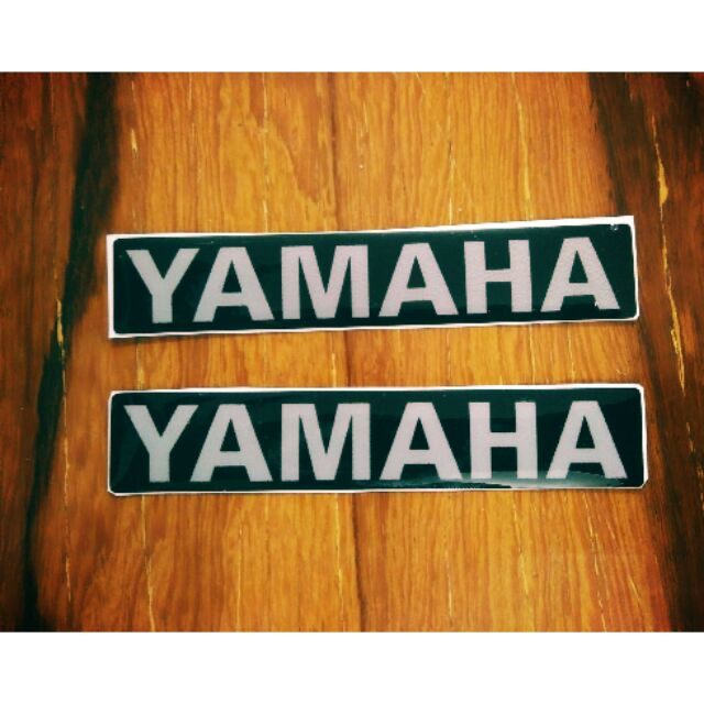 Bộ chữ nổi trang trí mặt nạ xe Yamaha