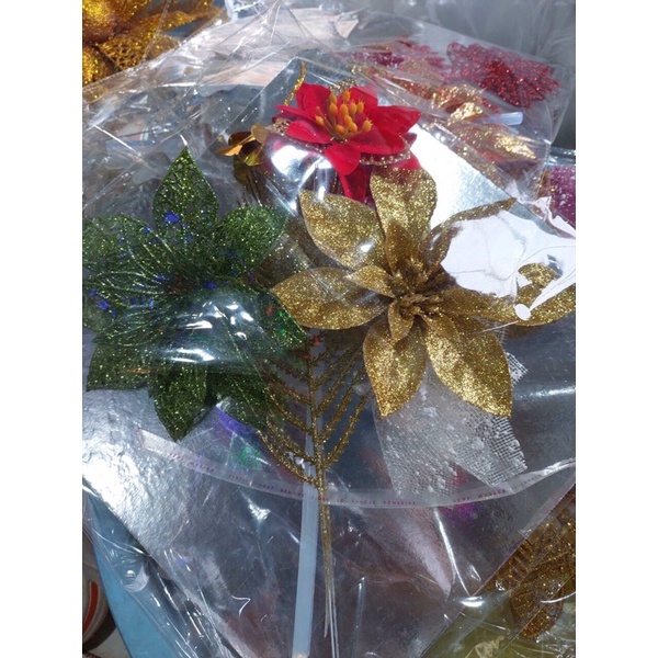 Combo hoa trang trí tháp bánh tài lộc(TẶNG KÈM KEO NẾN)