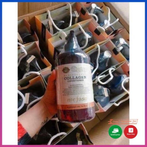 Bộ Dầu Gội Xả Collagen Argan Mefaso  Chai 850 ml 1 Cặp 2 Chai