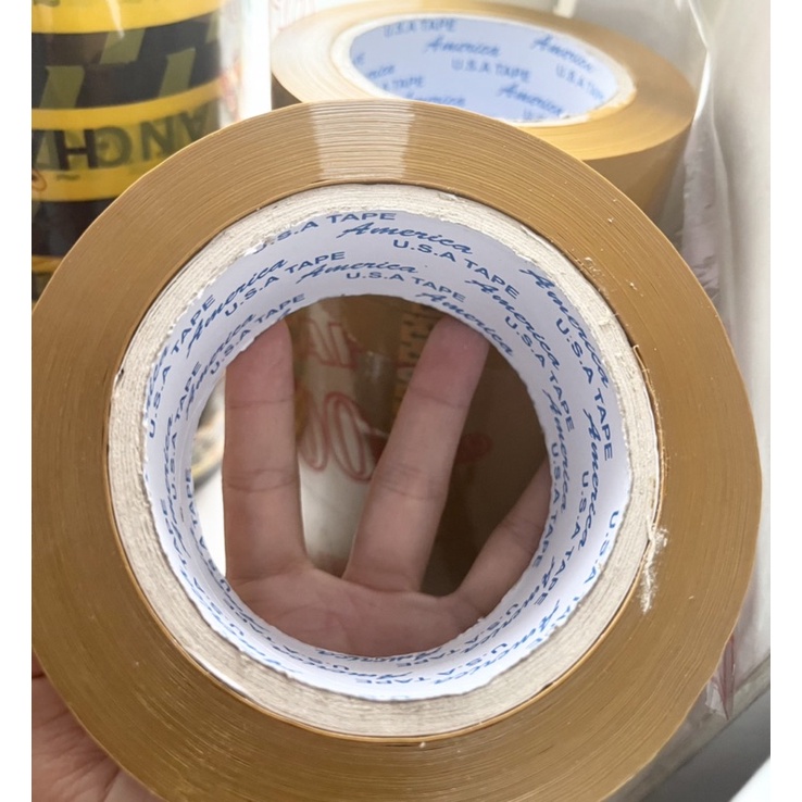 Cuộn Băng Keo 200 YARD Trong,Đục Loại Tốt Nặng 300gr Hàng Công Ty