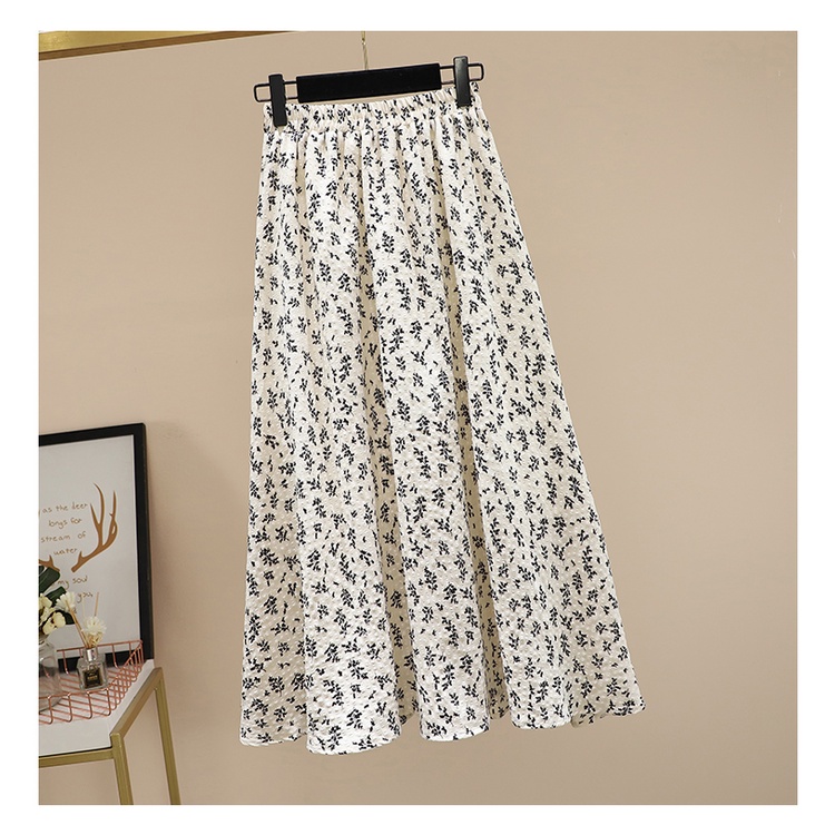 Chân váy hoa nhí dáng dài Midi Phong Cách Hàn Quốc trẻ trung BeeMit | BigBuy360 - bigbuy360.vn