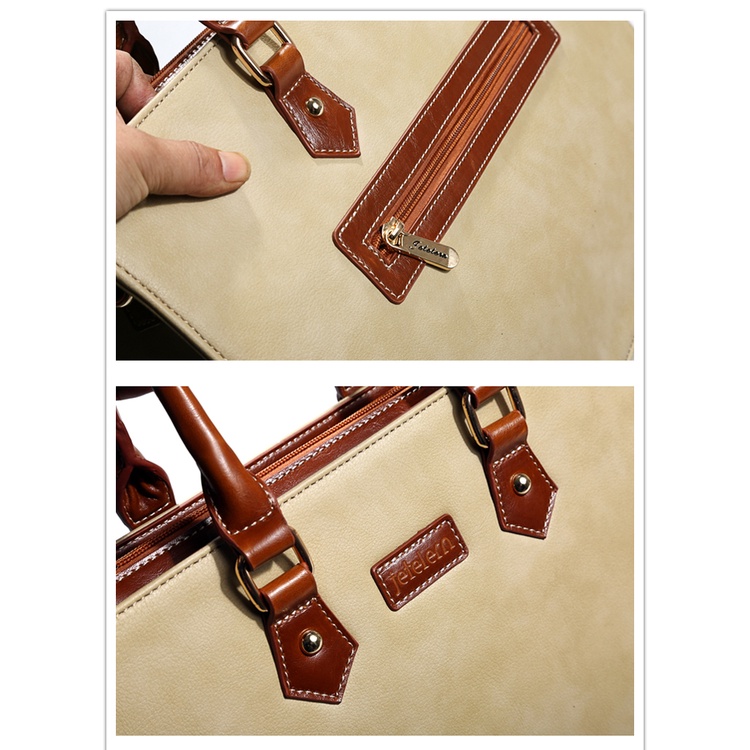 Túi Đựng  Laptop 13.3 Túi Da PU Cao Cấp Công Sở Thương Hiệu JETELERN Thiết Kế Sang Trọng - Bảo Hành 12 Tháng