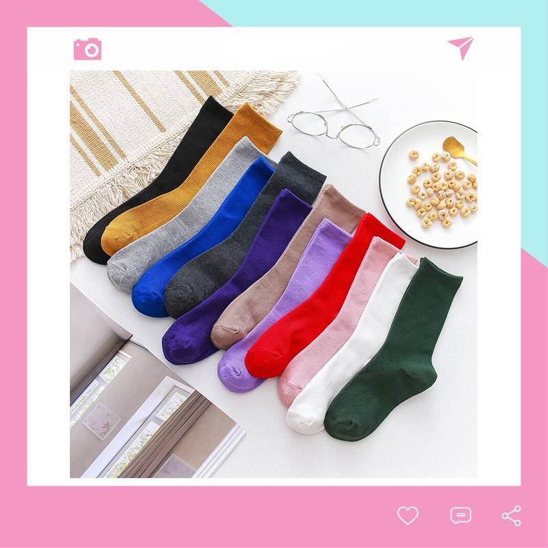 Vớ Nữ Cổ Nhún Vintage Hàn Quốc TN11