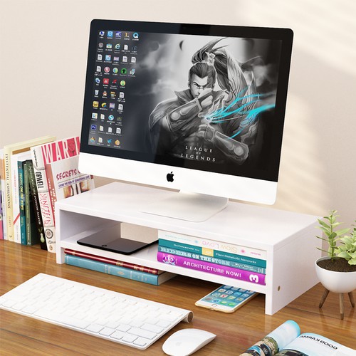 Kệ gỗ để màn hình máy tính,lap top cho bàn làm việc Clevermart | BigBuy360 - bigbuy360.vn