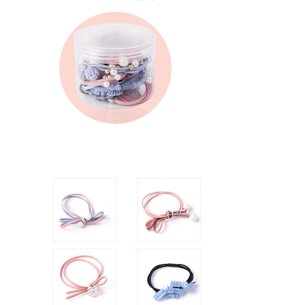 Dây chun buộc tóc phong cách Hàn quốc siêu dễ thương cho phái đẹp