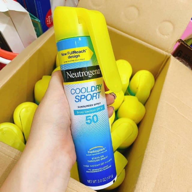 Xịt chống nắng Neutrogena CoolDry Sport SPF 50