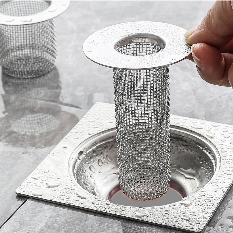 Lưới Lọc Rác Bồn Rửa Chén / Bồn Tắm Bằng Thép Không Gỉ Chống Tắc Nghẽn