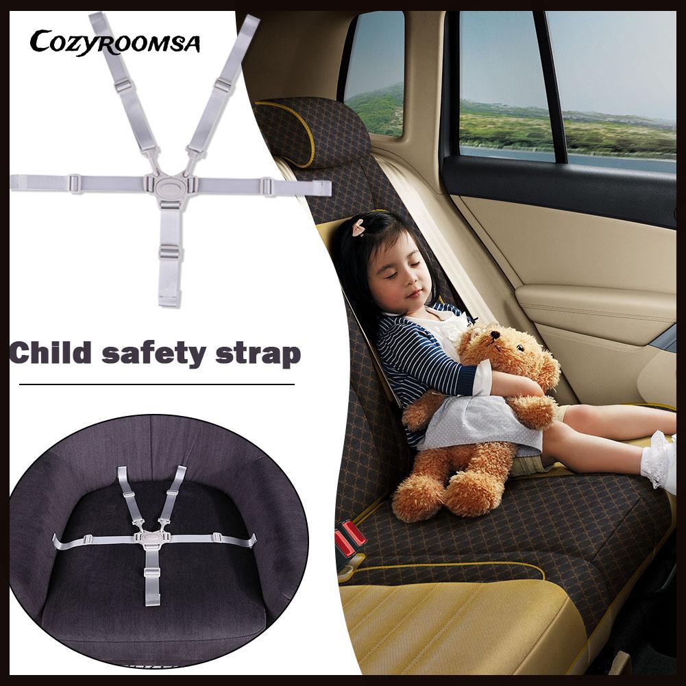 Đai bảo vệ an toàn 5 điểm cố định trên ghế ngồi chống thấm nước dành cho bé