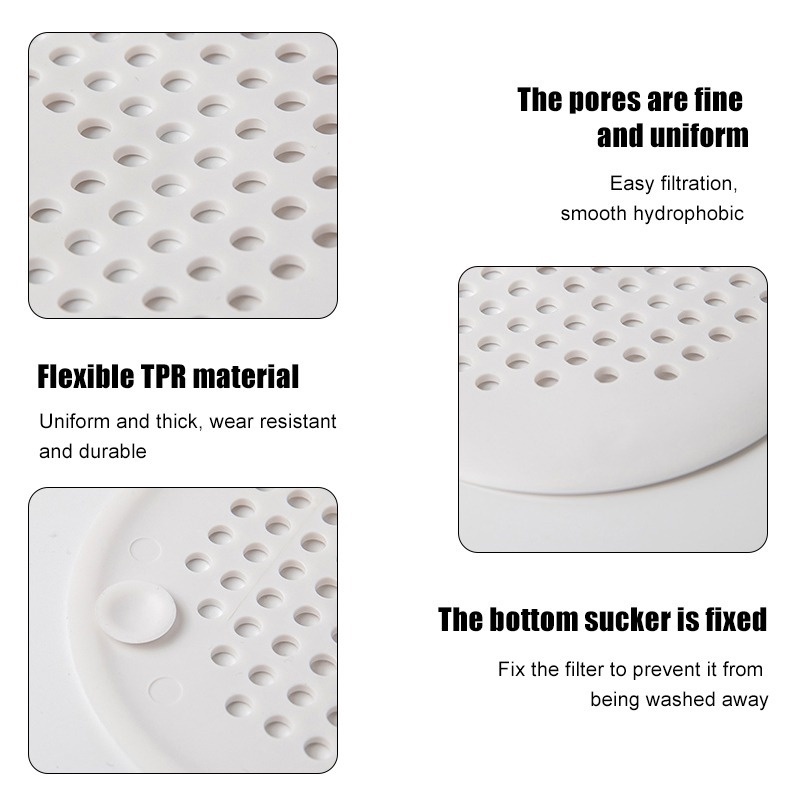 Nắp Lọc Cống Thoát Nước Khử Mùi Bằng Silicone Cho Nhà Bếp/Phòng Tắm