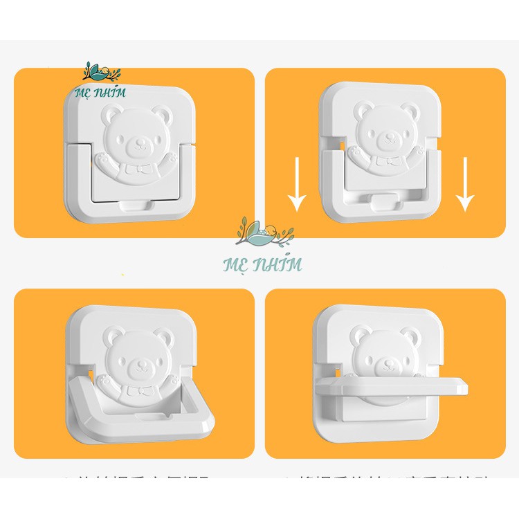 Bịt ổ điện giữ an toàn cho bé hàng cao cấp có quai tháo dễ dàng, nhiều màu sắc dễ thương - Shop Mẹ Nhím