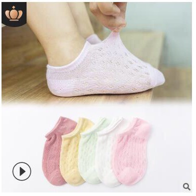 Set 5 đôi tất lưới mùa hè cho bé SIZE 5-8 TUỔI