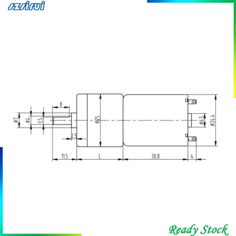 Bộ Giảm Tốc DC Khung Gắn Xe Thông Minh 12V 1360RPM
