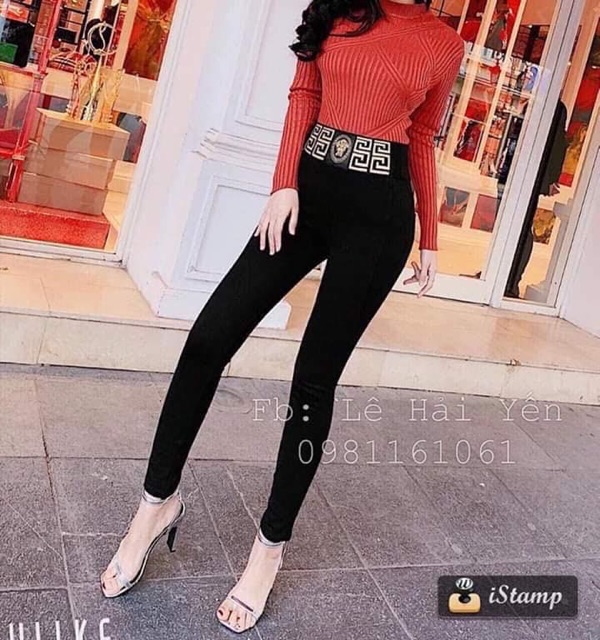 Quần Legging Cạp Chun Bản To Nữ { Hàng Umi Hàn Quốc Dày Dặn } Quần Legging Nữ Cao Cấp Mềm Mịn Co Giãn 4 chiều loại 1 | BigBuy360 - bigbuy360.vn