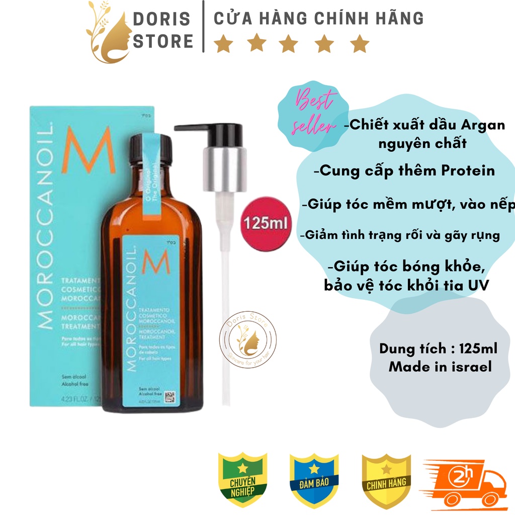 MOROCCANOIL- TINH DẦU DƯỠNG PHỤC HỒI TÓC MOROCCANOIL 125ML