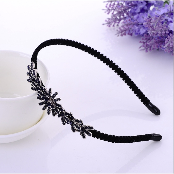 Bờm tóc đính đá pha lê phong cách Hàn Quốc siêu sang cho bạn gái