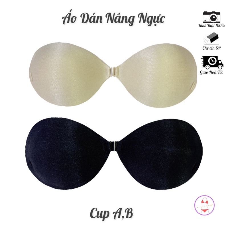 Áo dán ngực nút cài nâng ngực, mặc đầm hở lưng dành cho ngực lép
