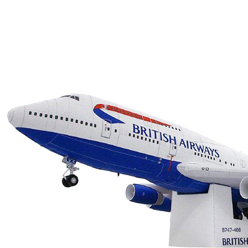 Mô Hình Máy Bay Boeing 747 3d Tỉ Lệ 1: 144