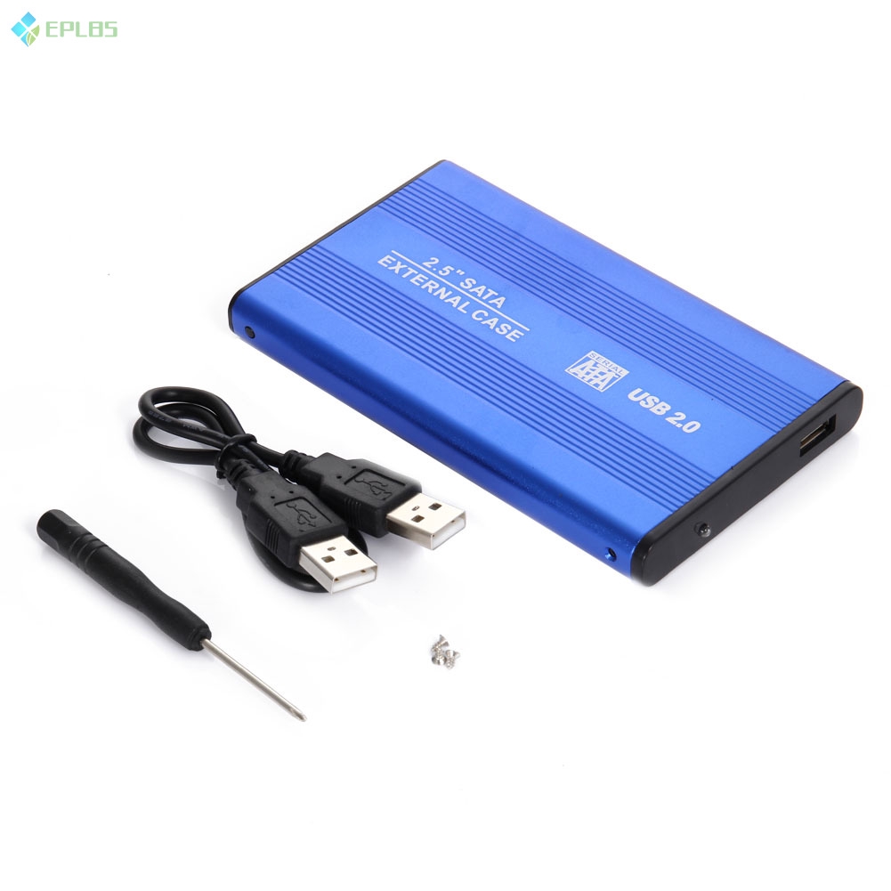 Hộp Đựng Ổ Cứng 2.5inch Usb 2.0 Hdd Kèm Phụ Kiện