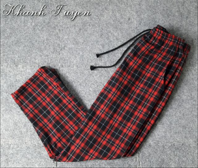 PLAID PANT - QUẦN SỌC CARO - XÁM ĐEN | WebRaoVat - webraovat.net.vn